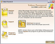 Yahoo Messenger Password screenshot